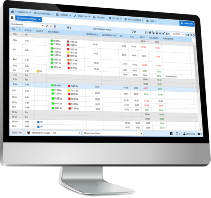 Zeiterfassungssoftware TiMaS